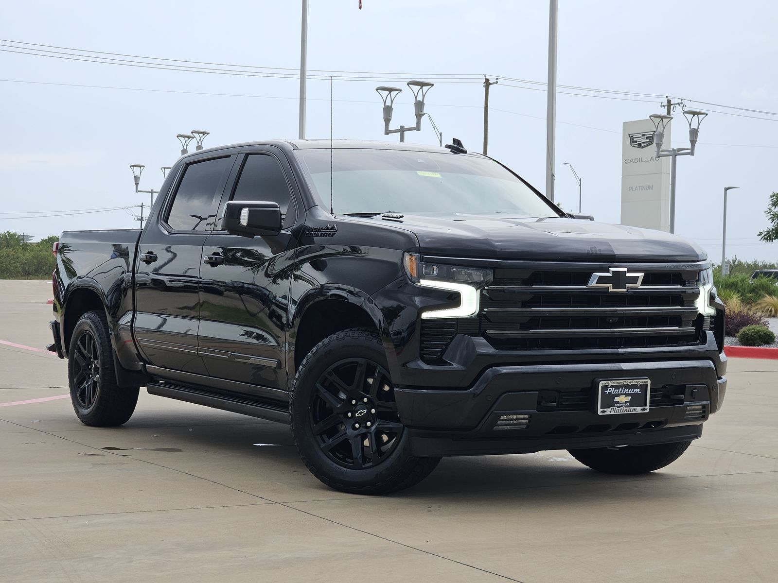Black 2025 Chevrolet Silverado 1500 Pickup Truck Four-Wheel Drive Automatic