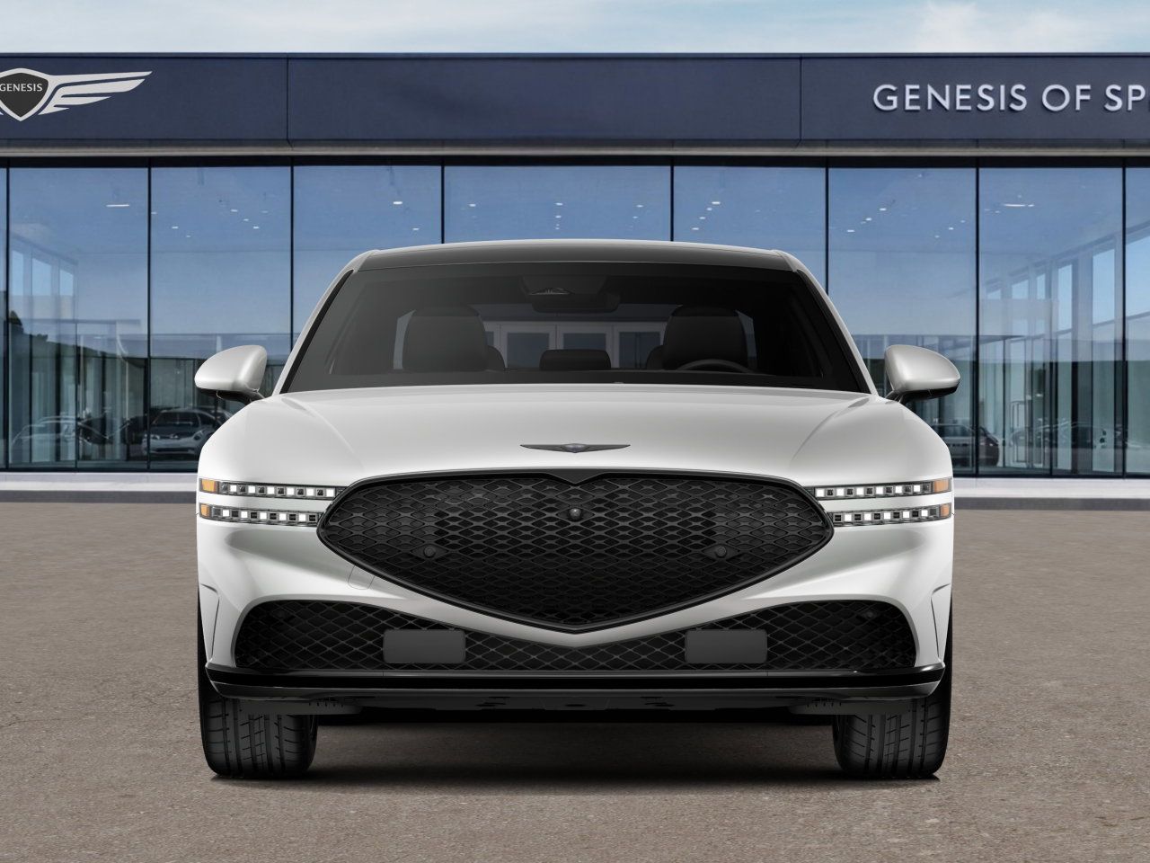 2026 Genesis G90 3.5T e-SC White at Genesis of Spring