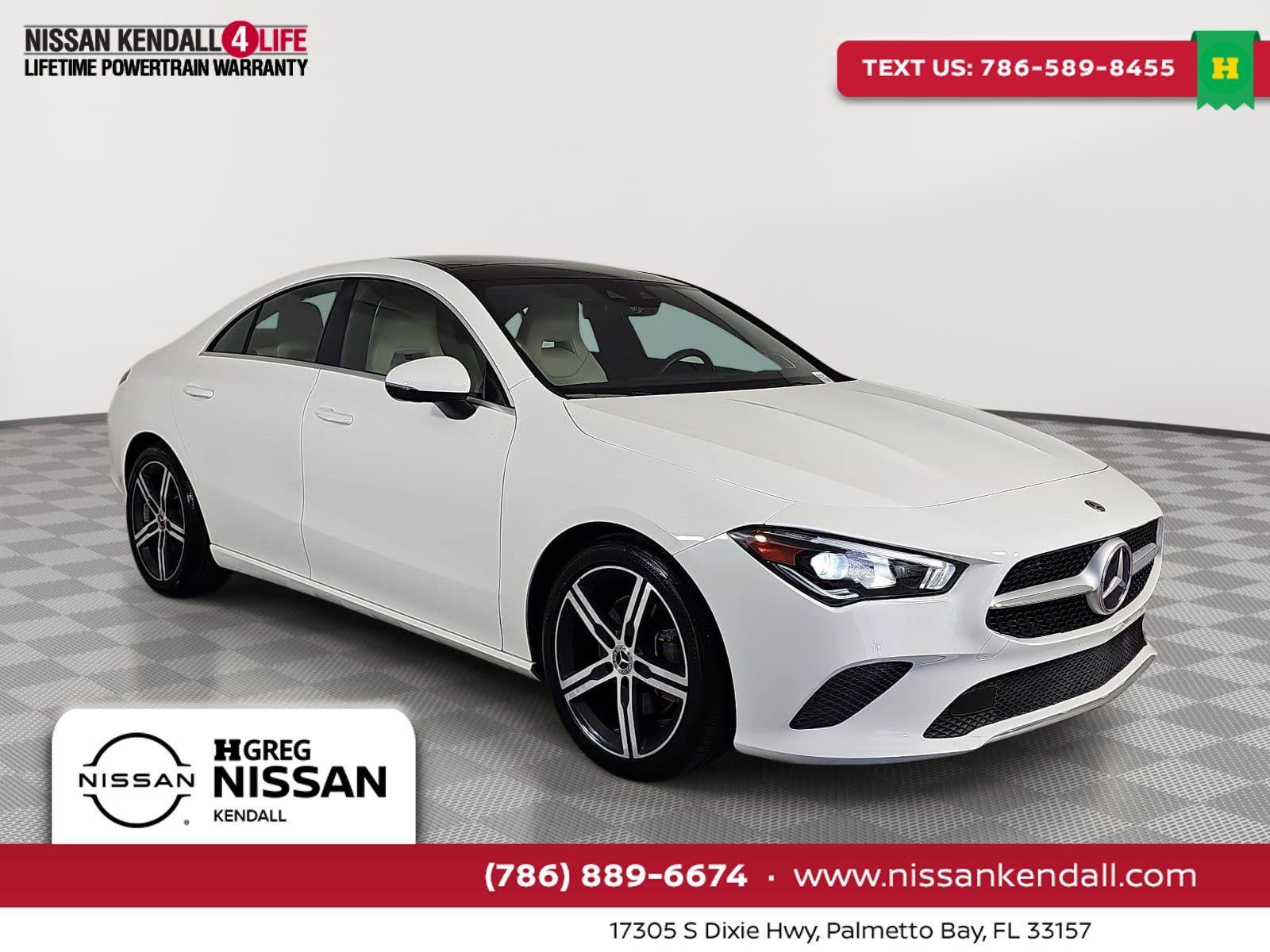 Polar White 2020 Mercedes-Benz CLA Coupe Front-Wheel Drive 7-Speed Automatic