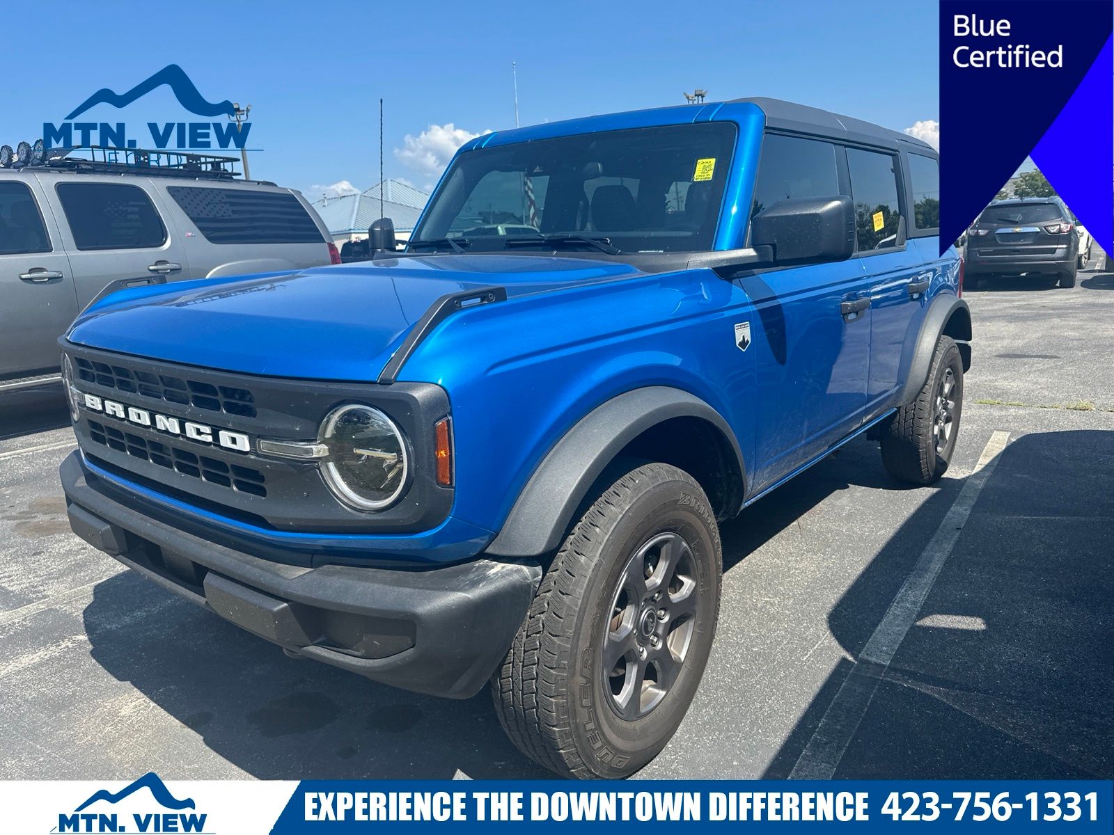 Blue Metallic 2025 Ford Bronco SUV / Crossover Four-Wheel Drive Automatic