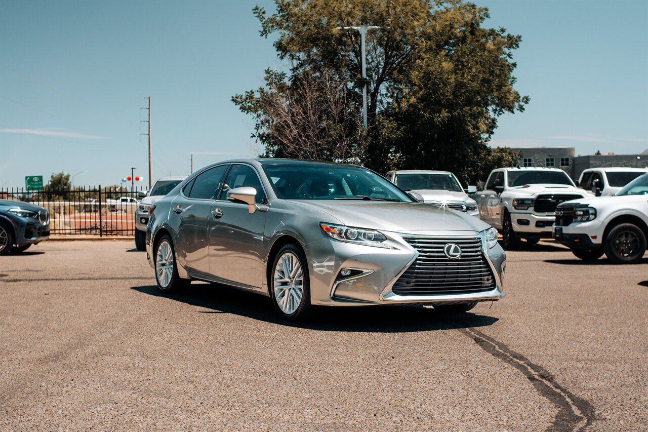 Silver 2018 Lexus ES Sedan Front-Wheel Drive 6-Speed Automatic
