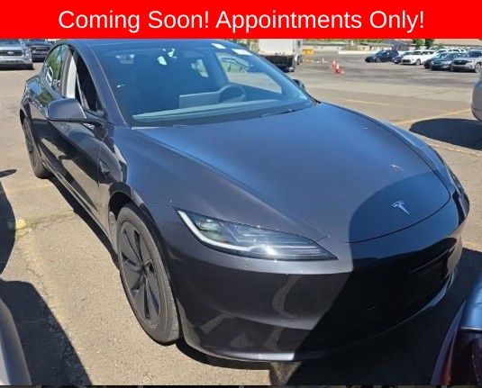 Gray 2024 Tesla Model 3 Sedan All-Wheel Drive 1-Speed Automatic