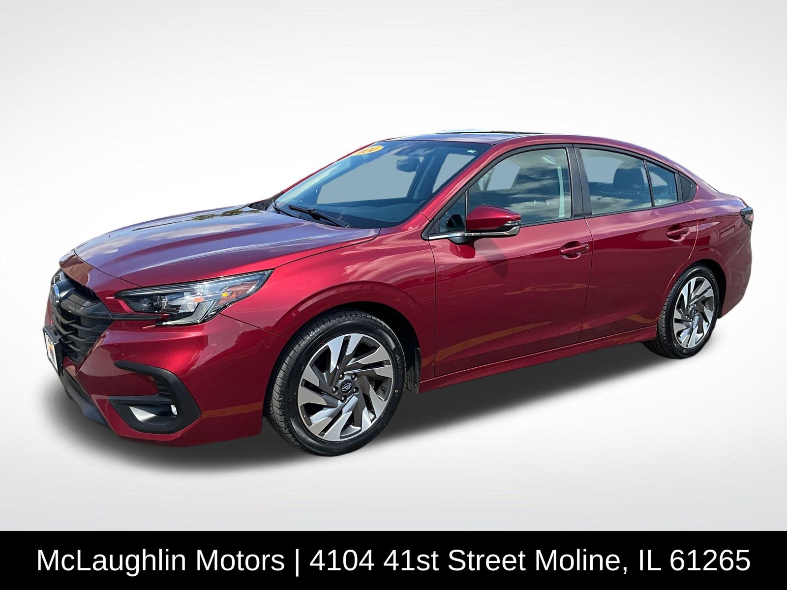 Crimson Red Pearl 2024 Subaru Legacy Sedan All-Wheel Drive Continuously Variable Transmission