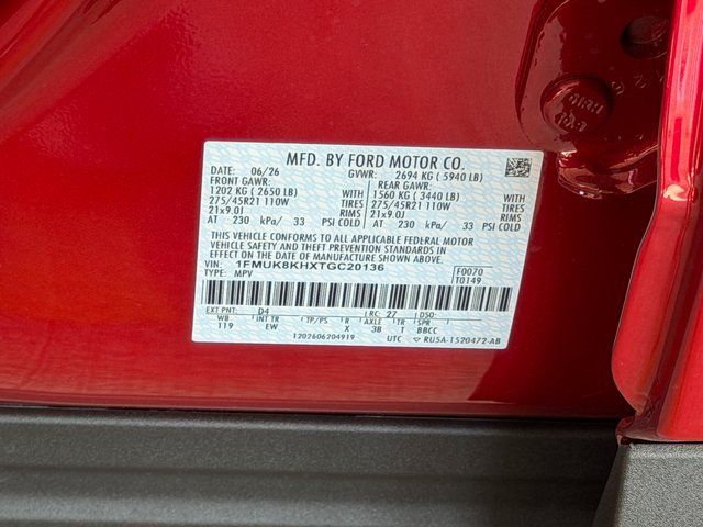 New 2026 Rapid Red Metallic Tinted Clearcoat Ford ST-Line image 39