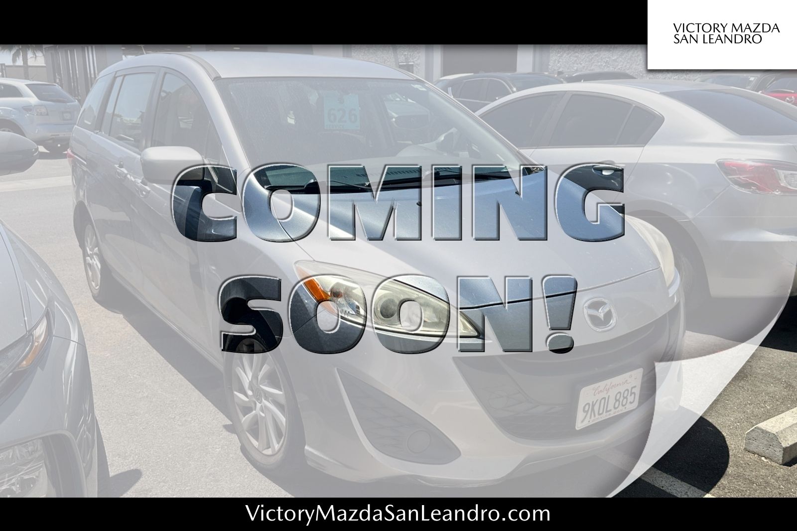 Liquid Silver Metallic 2012 Mazda MAZDA5 Minivan Front-Wheel Drive 5-Speed Automatic Overdrive