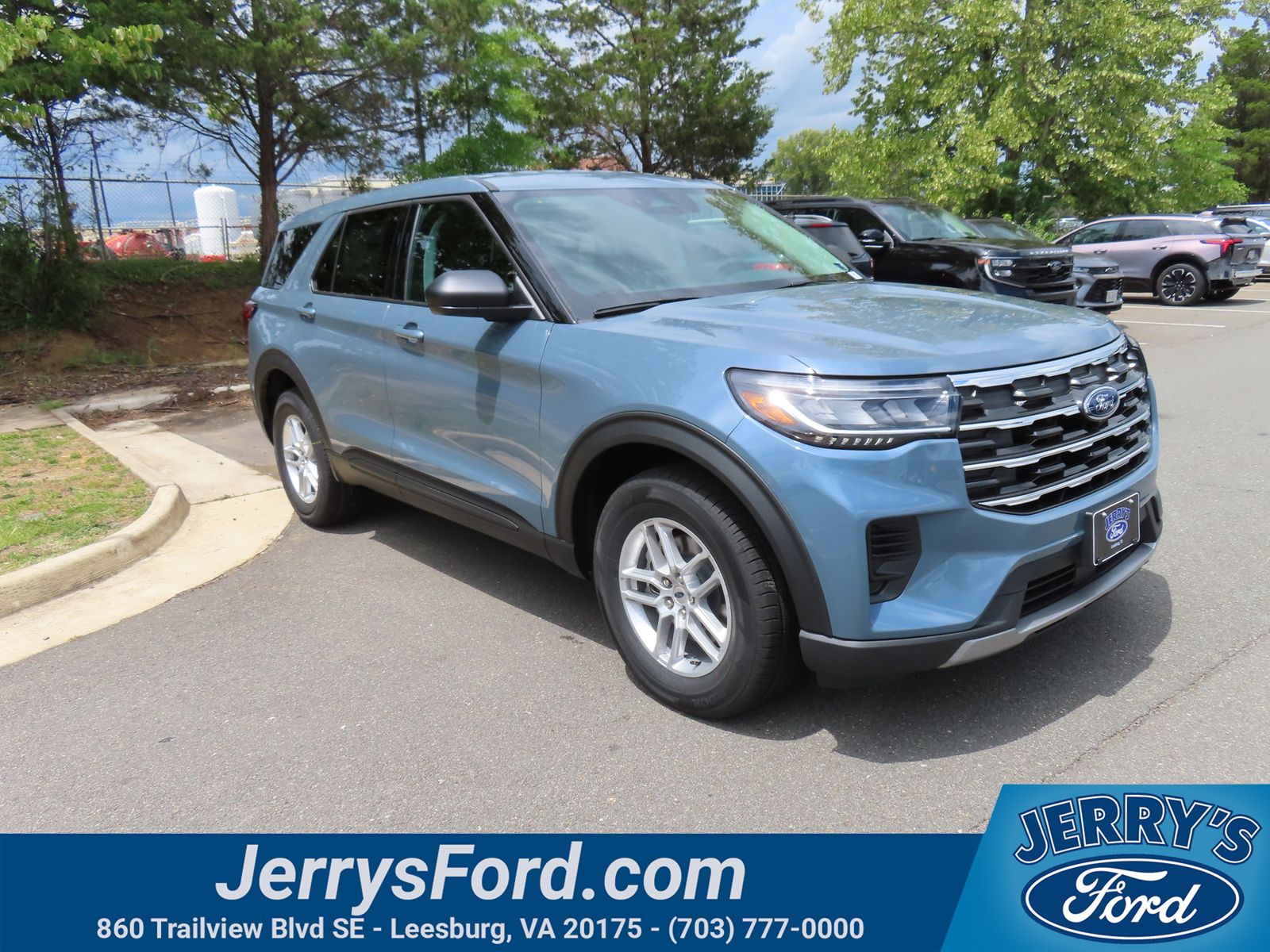 Vapor Blue Metallic 2026 Ford Explorer Active AWD SUV / Crossover All-Wheel Drive Automatic