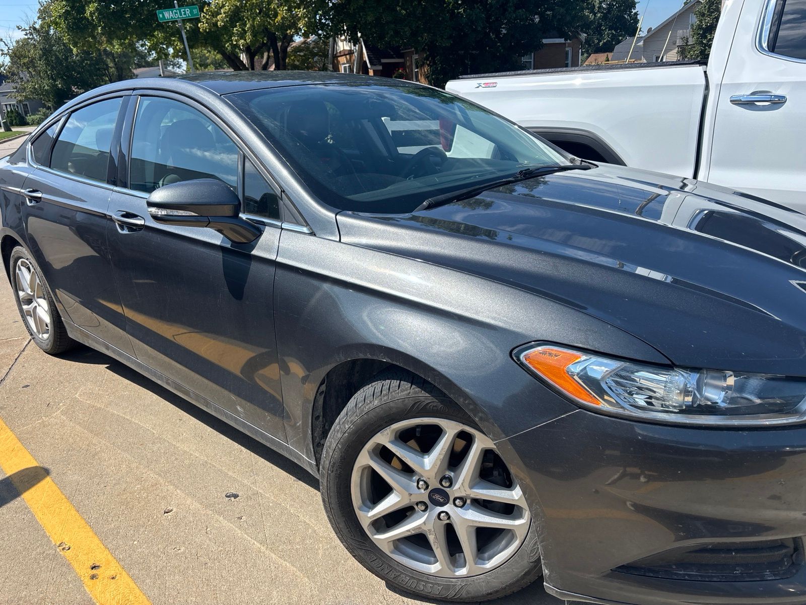 Gray (Magnetic) 2015 Ford Fusion Sedan Front-Wheel Drive 6-Speed Automatic