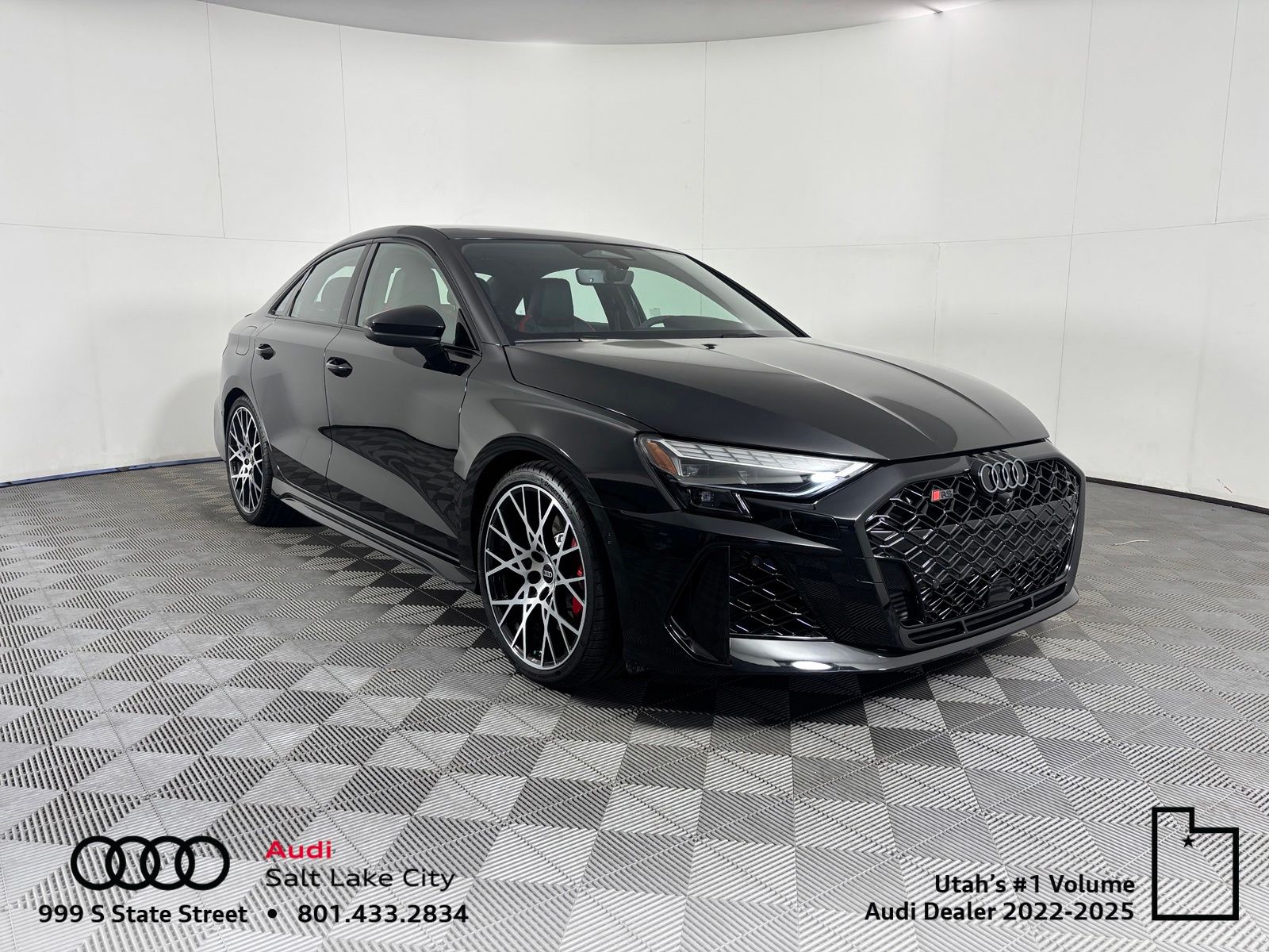Mythos Black Metallic 2026 Audi RS 3 Sedan All-Wheel Drive 7-Speed Automatic
