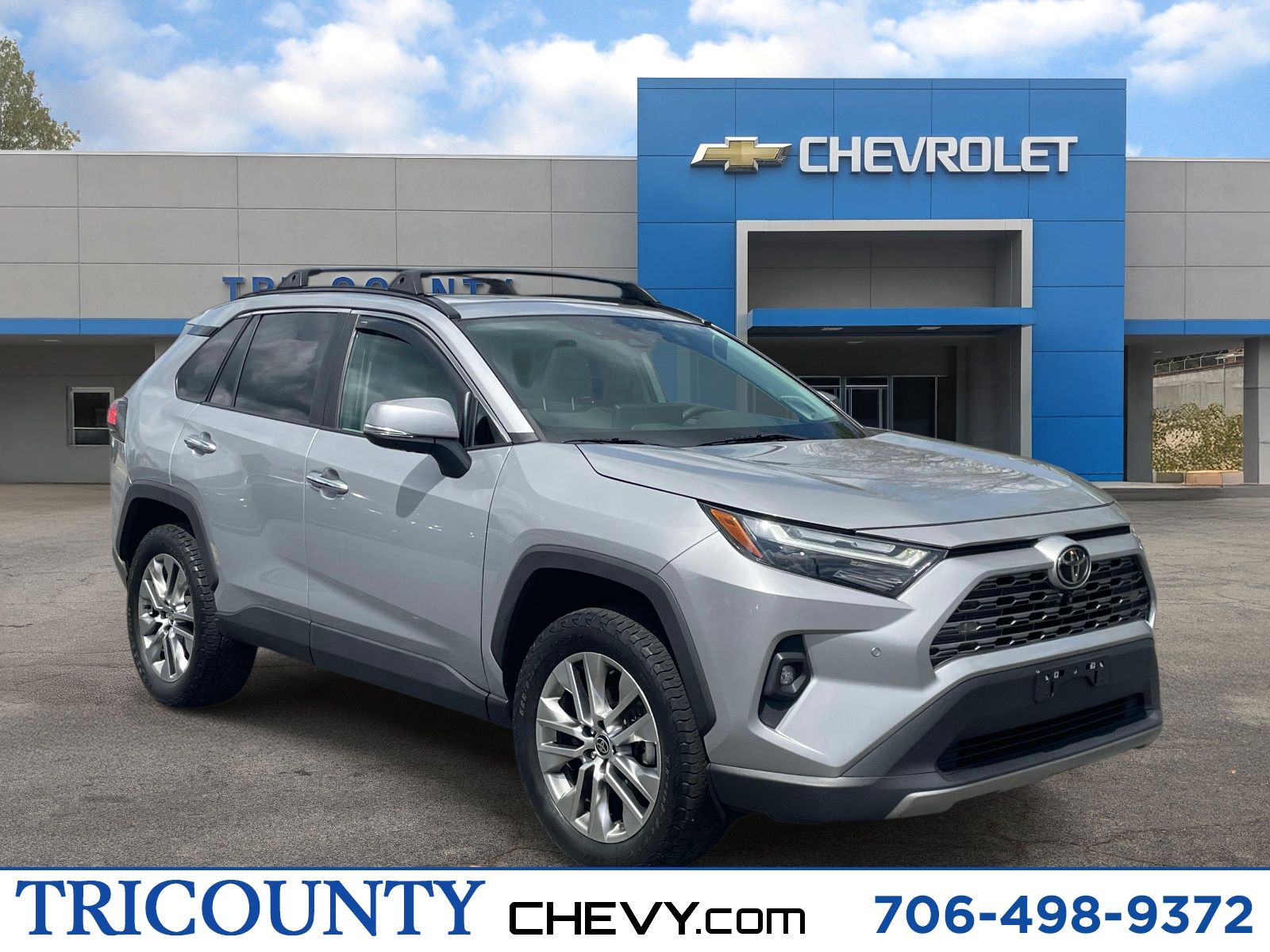 Silver 2023 Toyota RAV4 Limited AWD SUV / Crossover All-Wheel Drive 8-Speed Automatic