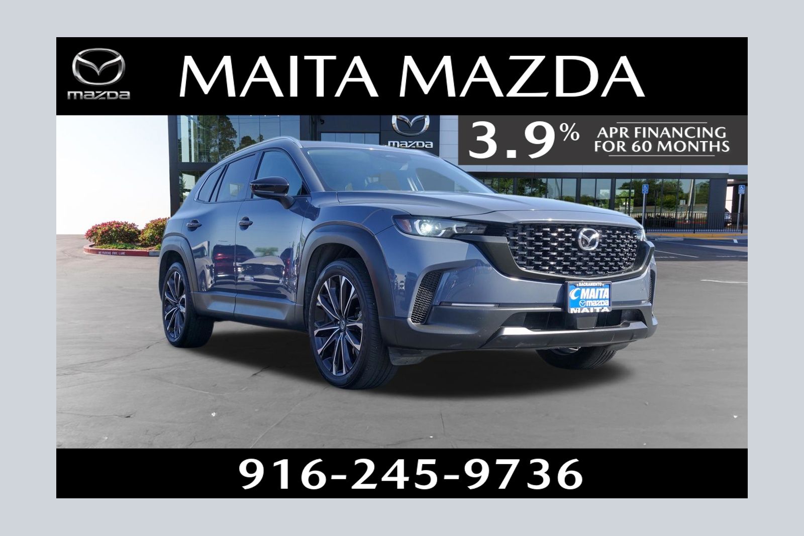 Polymetal Gray Metallic 2025 Mazda CX-50 2.5 S Premium Plus AWD SUV / Crossover All-Wheel Drive 6-Speed Automatic