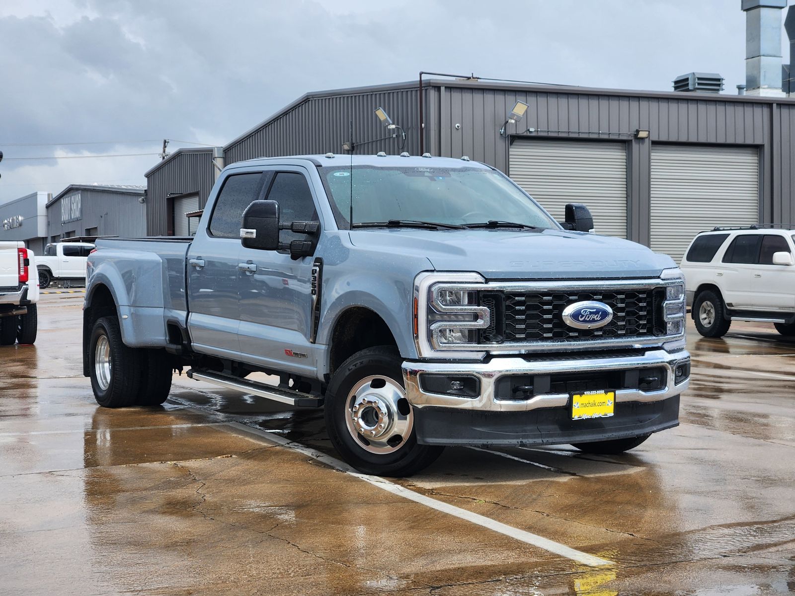 Gray Metallic 2024 Ford F-350 Super Duty Pickup Truck Four-Wheel Drive Automatic