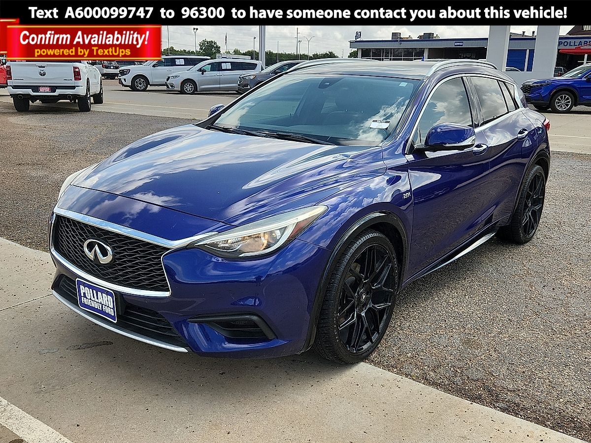 Ink Blue 2019 INFINITI QX30 Luxe FWD SUV / Crossover Front-Wheel Drive 7-Speed Automatic Overdrive