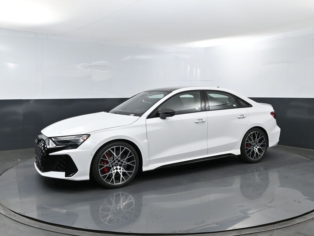 White 2026 Audi RS 3 Sedan All-Wheel Drive 7-Speed Automatic