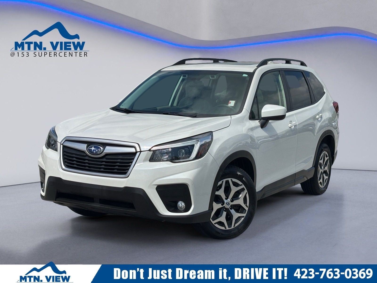 Crystal White Pearl 2021 Subaru Forester SUV / Crossover All-Wheel Drive Continuously Variable Transmission