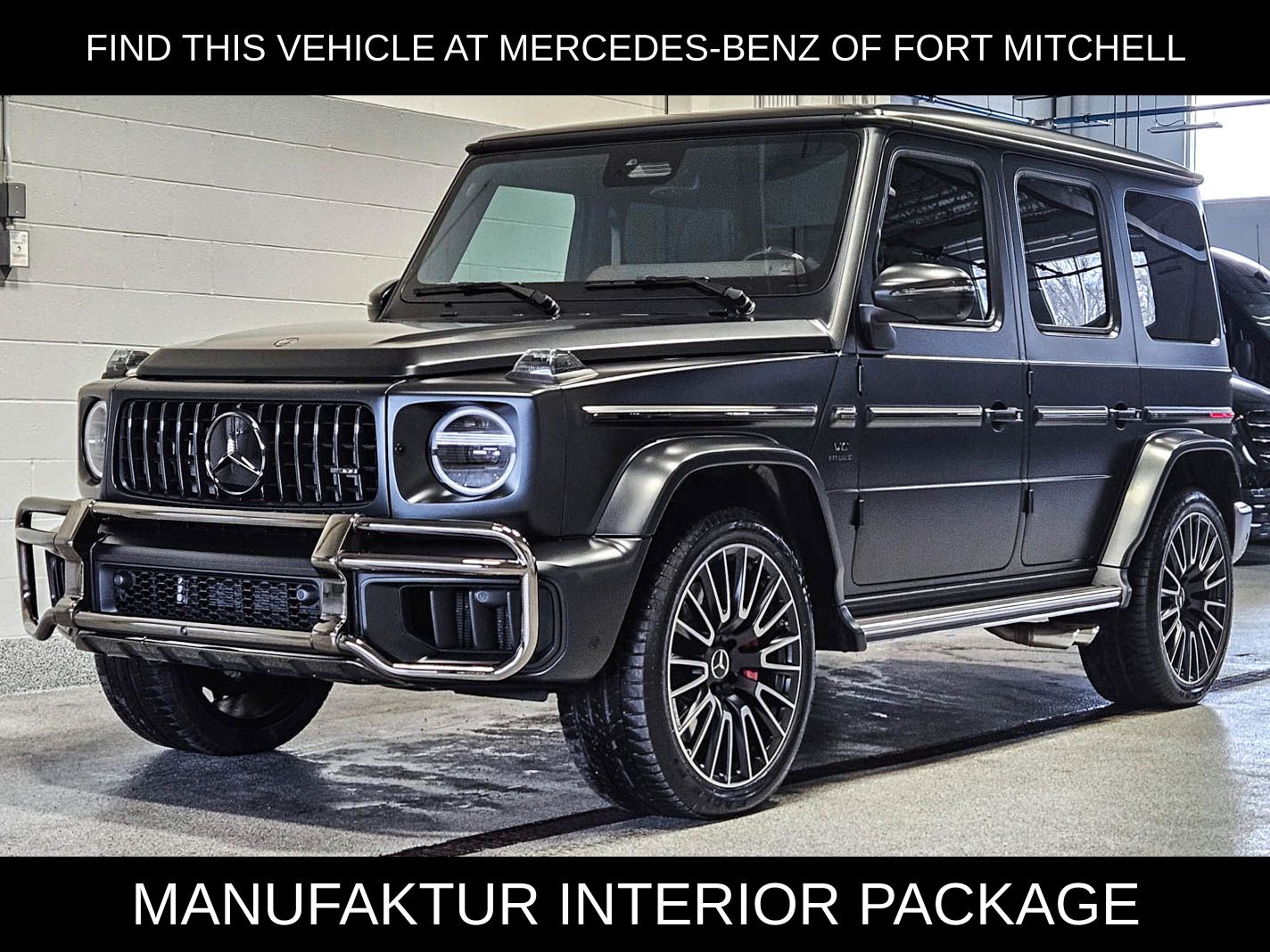 MANUFAKTUR Night Black Magno 2025 Mercedes-Benz G-Class AMG G 63 4MATIC SUV / Crossover All-Wheel Drive 9-Speed Automatic