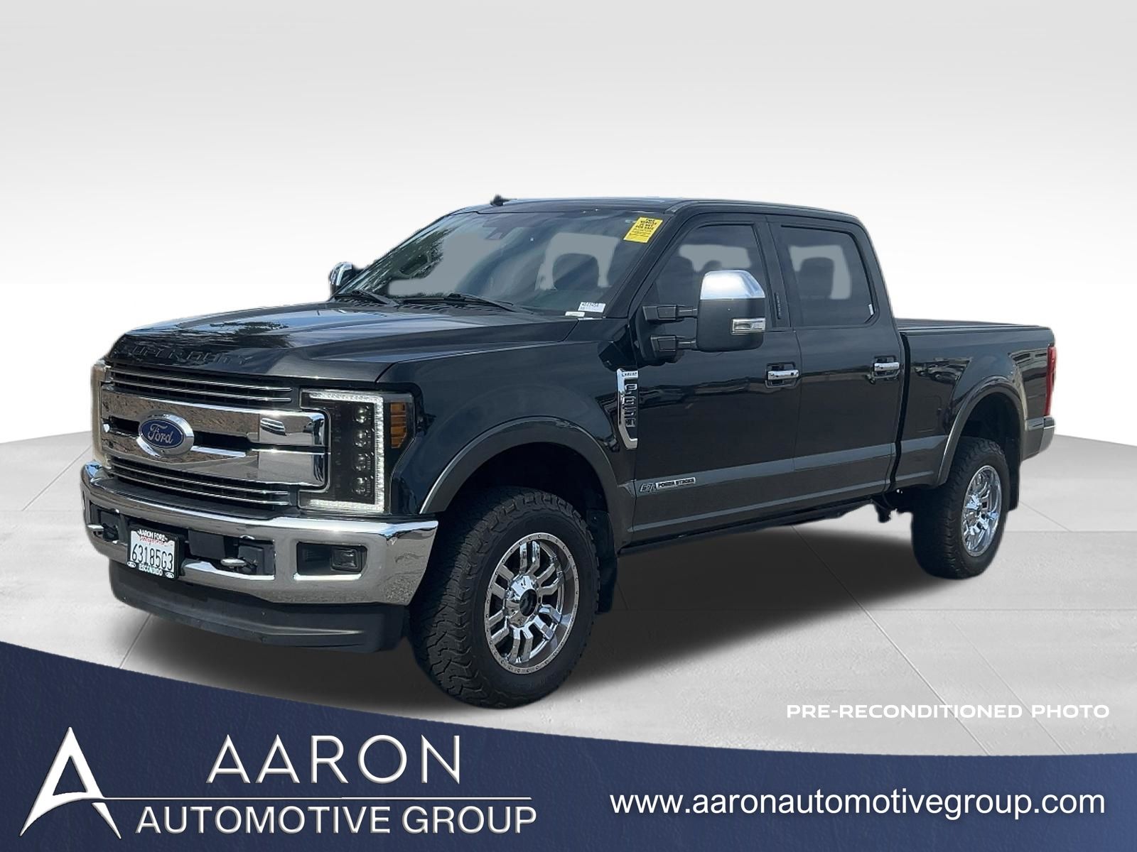 Agate Black Metallic 2019 Ford F-350 Super Duty Pickup Truck Four-Wheel Drive 6-Speed Automatic