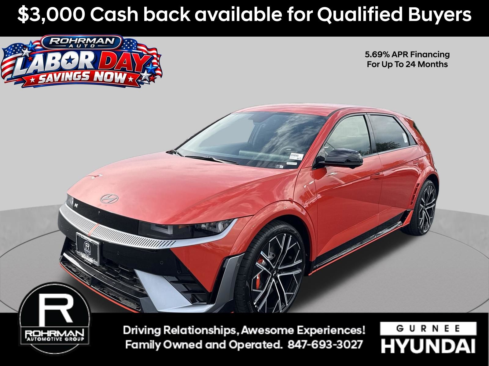 2026 Hyundai Ioniq 5 N Naranja (Soultronic Orange) SUV/Crossover Tracción en las cuatro ruedas 1 velocidad Automática