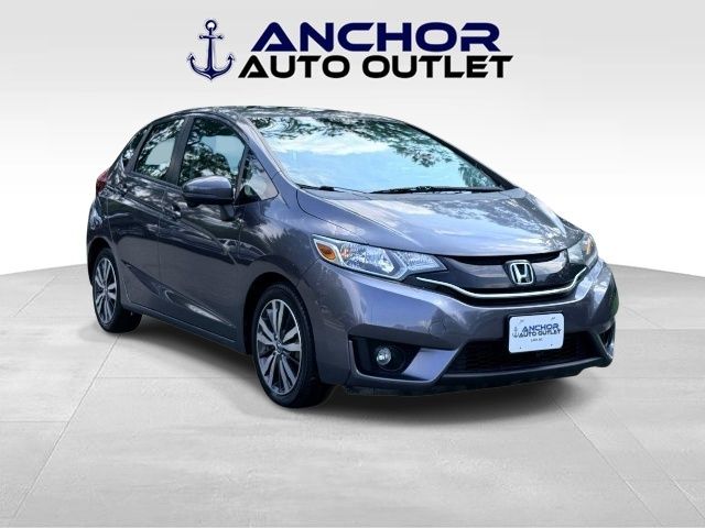 Gray 2015 Honda Fit Hatchback Front-Wheel Drive 6-Speed Manual
