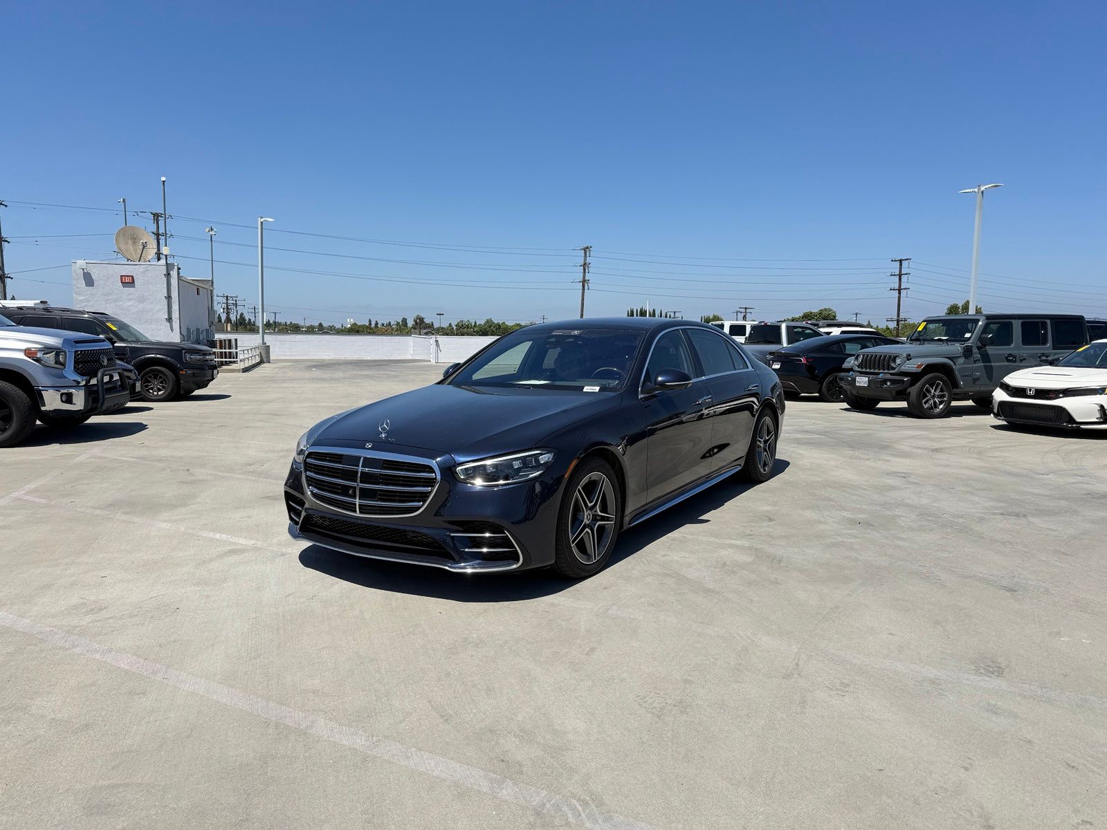 Nautical Blue Metallic 2022 Mercedes-Benz S-Class Sedan All-Wheel Drive 9-Speed Automatic