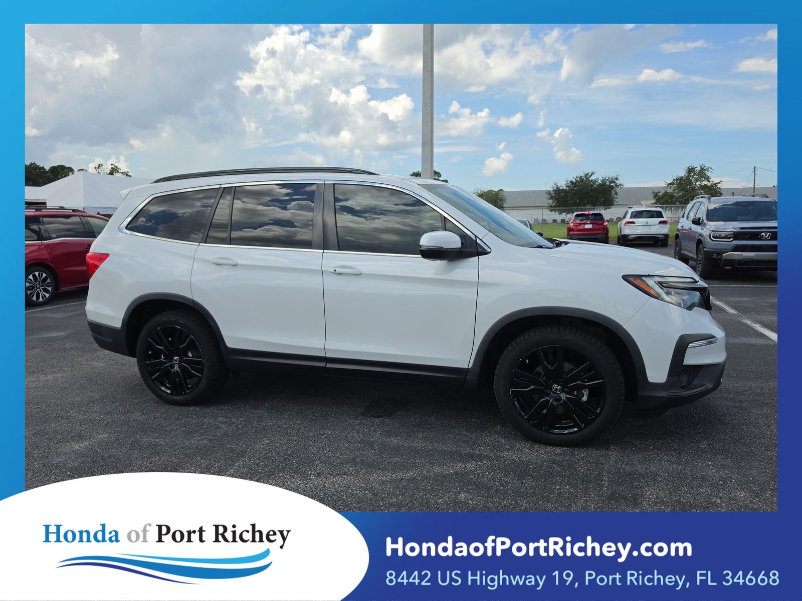 Platinum White Pearl 2022 Honda Pilot SUV / Crossover All-Wheel Drive 9-Speed Automatic