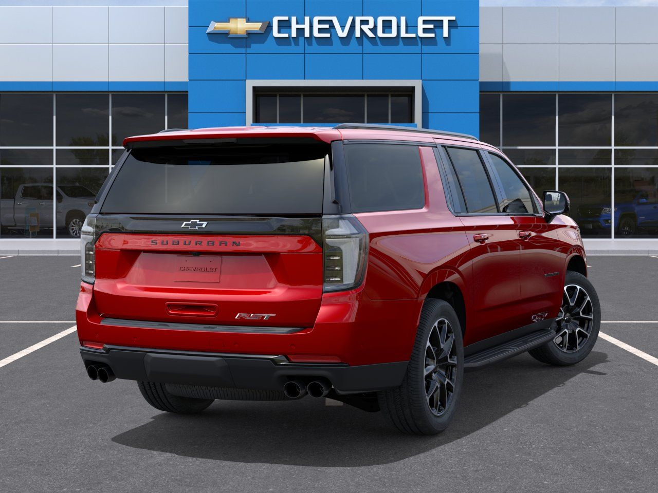 2026 Chevrolet Suburban RST Red at Ross Downing Chevrolet