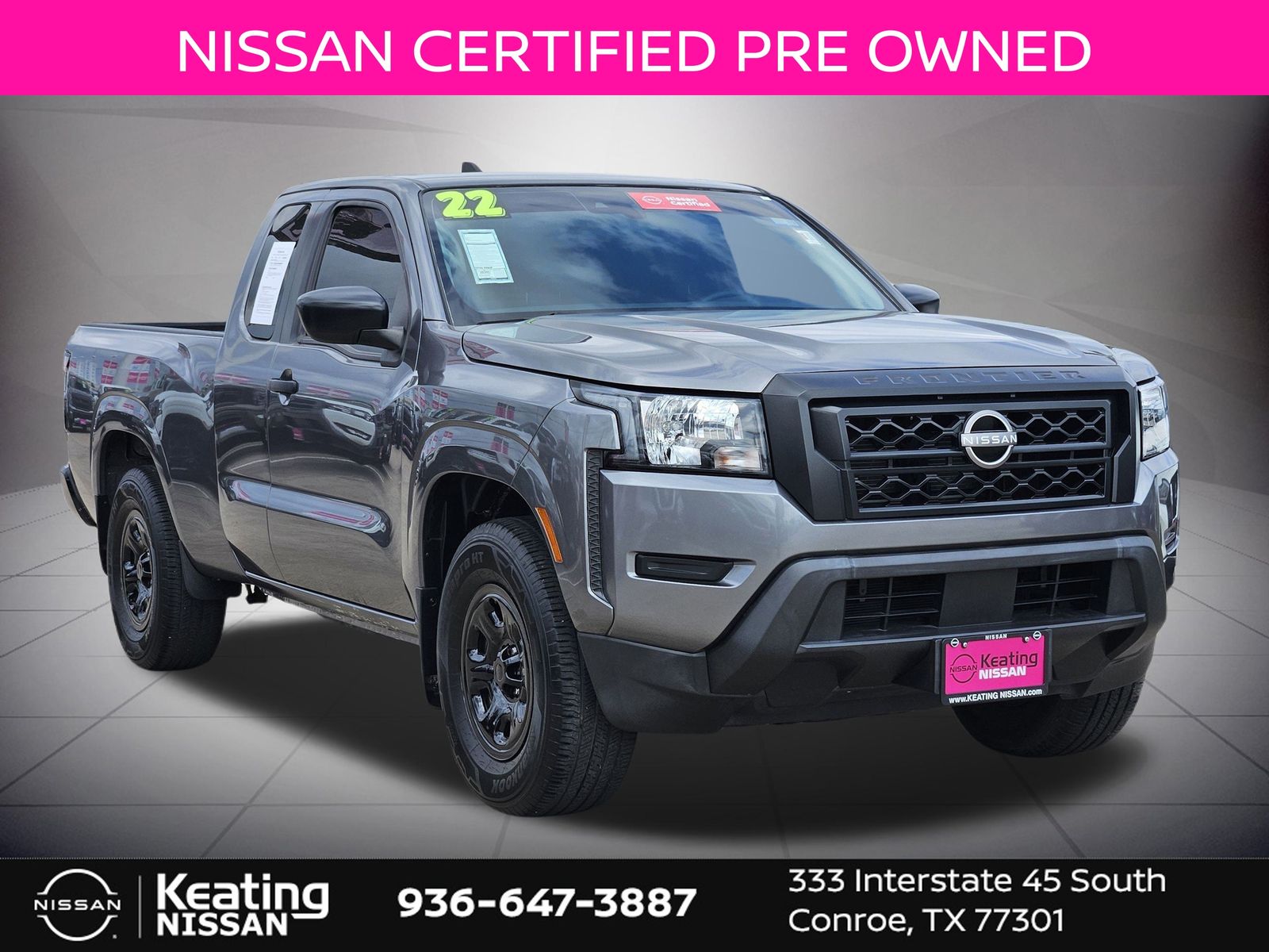 2022 Nissan Frontier S Gray at Toyota of Victoria