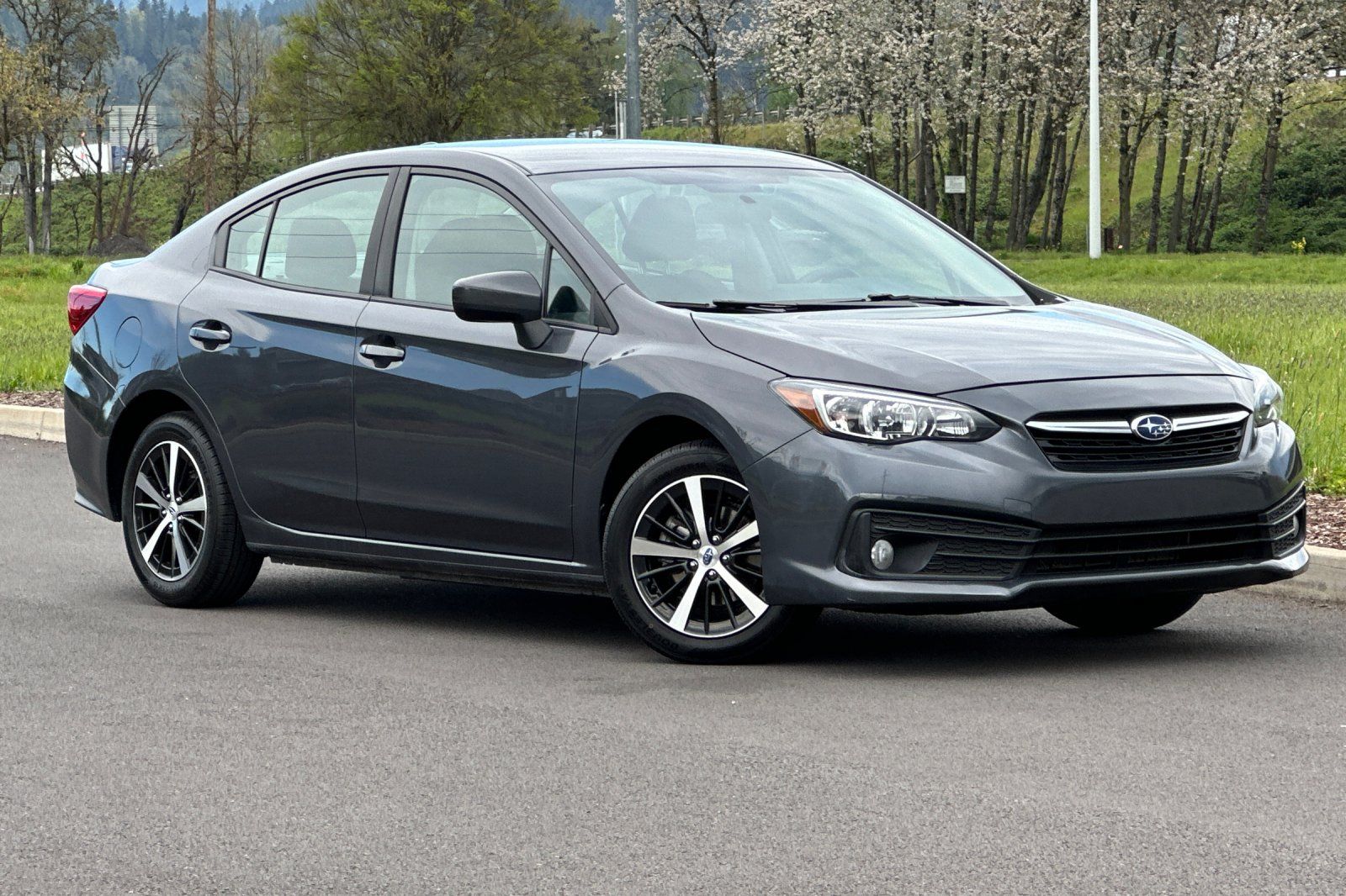 Magnetite Gray Metallic 2023 Subaru Impreza Premium Sedan AWD Sedan All-Wheel Drive Continuously Variable Transmission