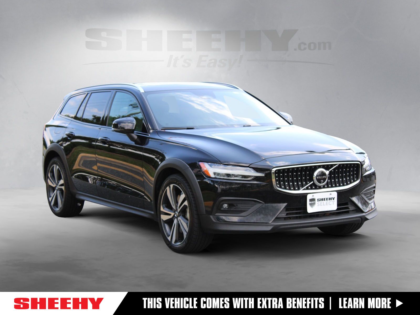 Onyx Black Metallic 2025 Volvo V60 Wagon All-Wheel Drive Automatic