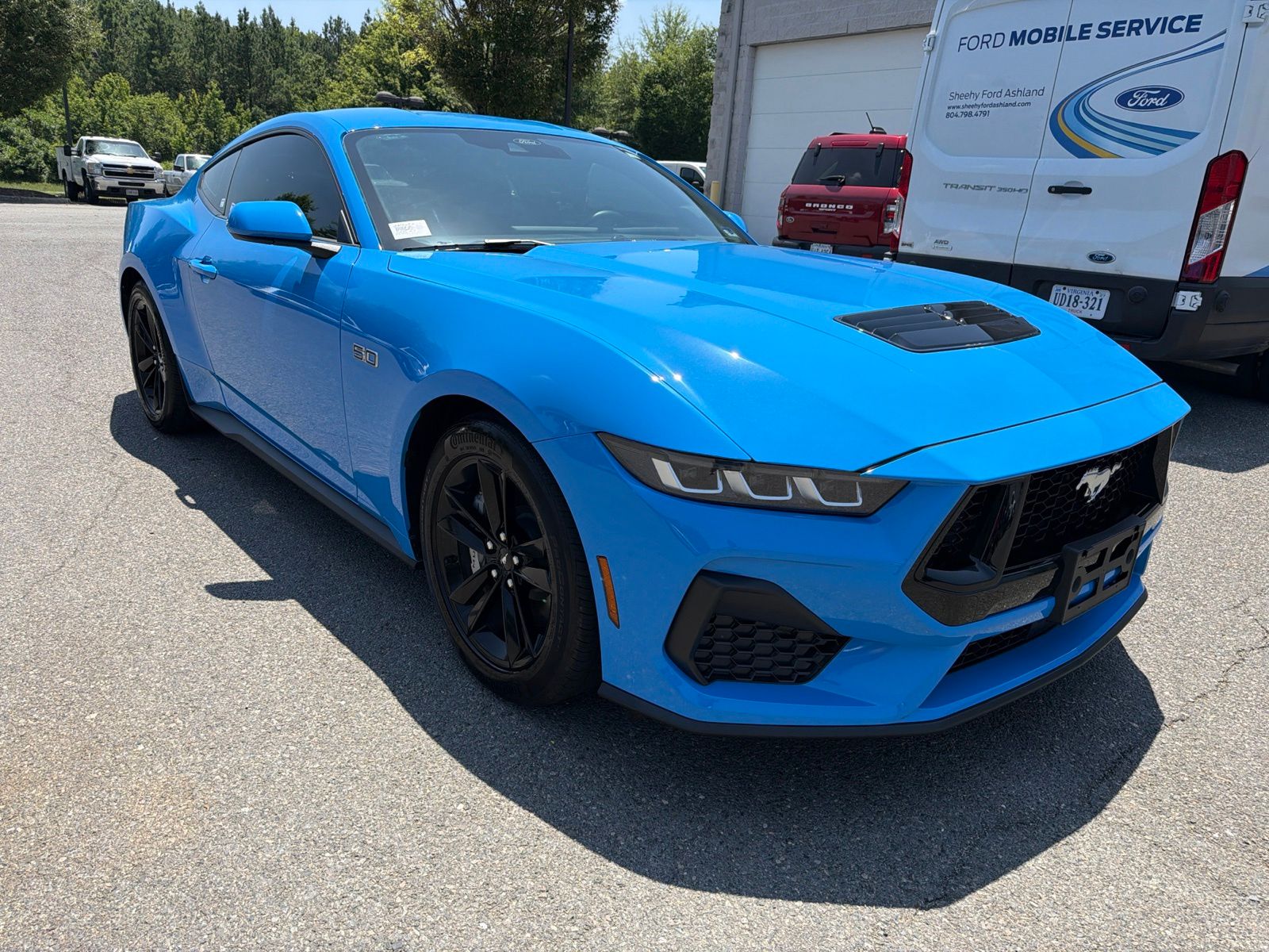 Grabber Blue Metallic 2025 Ford Mustang Coupe Rear-Wheel Drive Automatic
