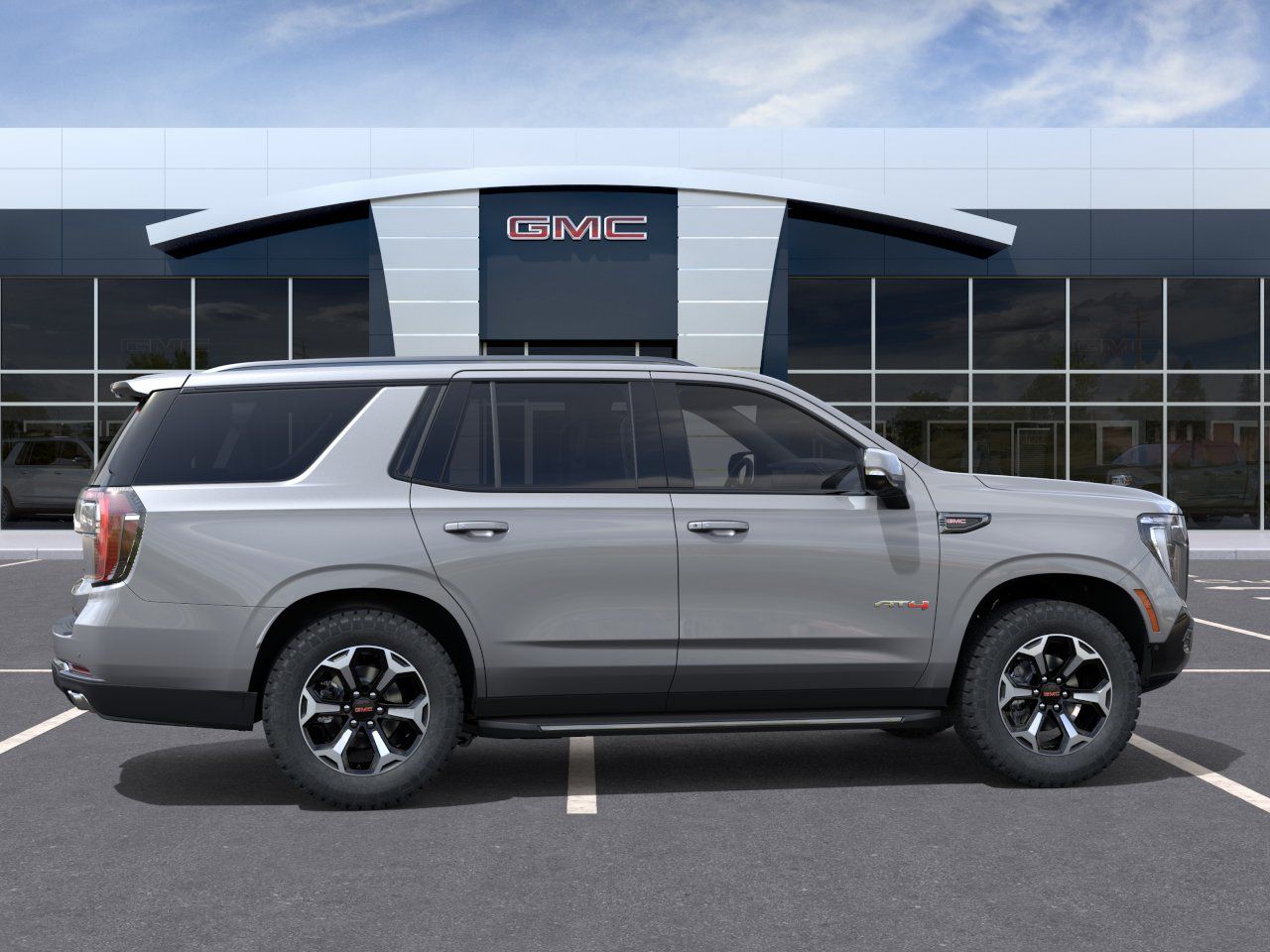 2026 GMC Yukon AT4 Silver at Ross Downing Buick GMC