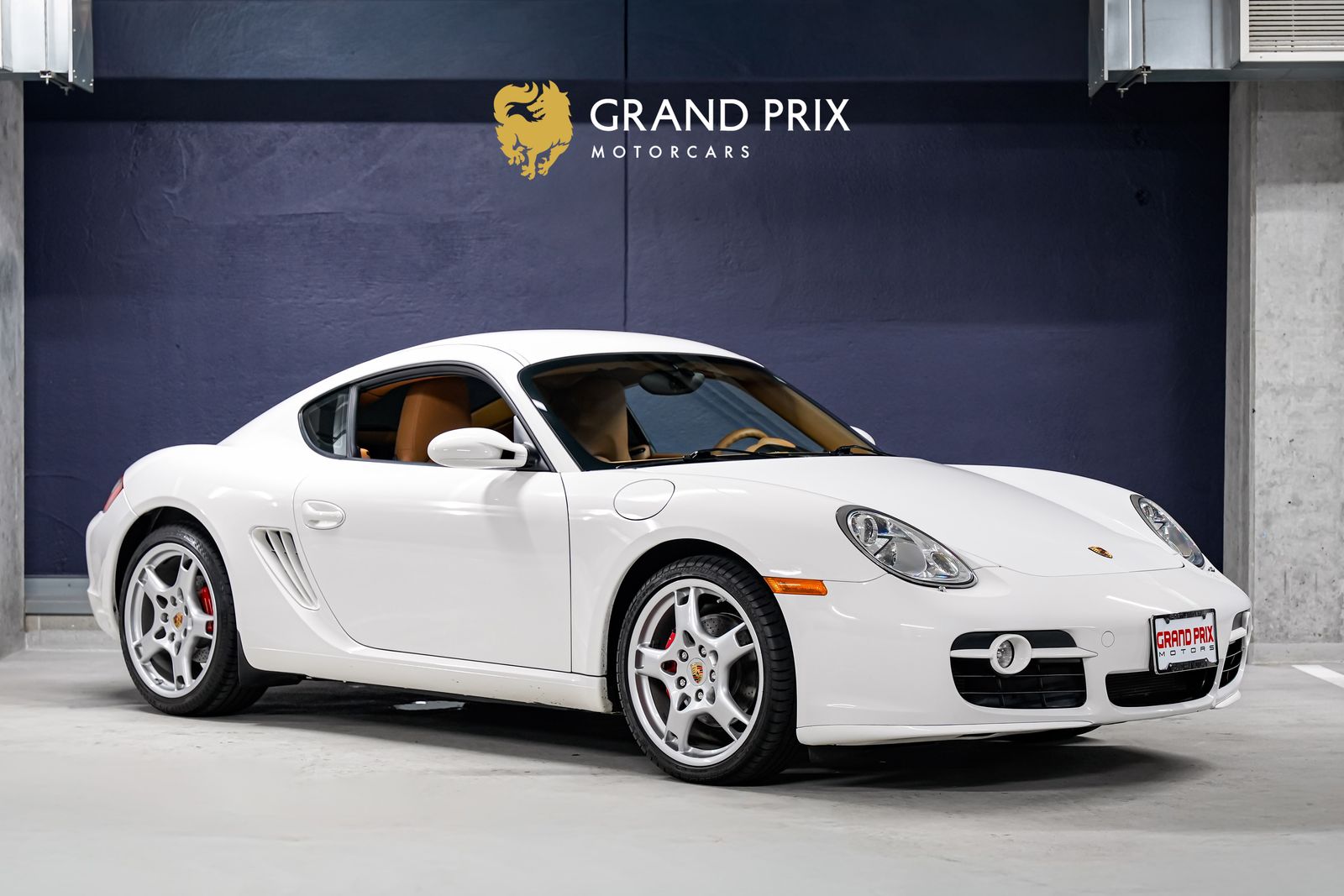 Carrara White 2008 Porsche Cayman Coupe Rear-Wheel Drive 5-Speed Automatic