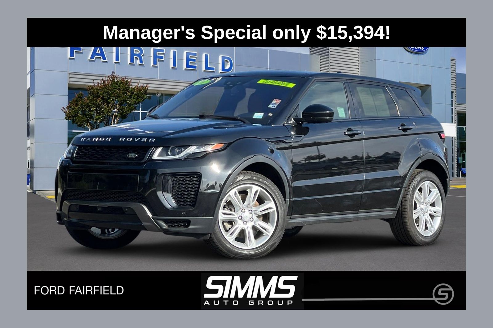 2018 Land Rover Range Rover Evoque 286hp HSE Dynamic AWD