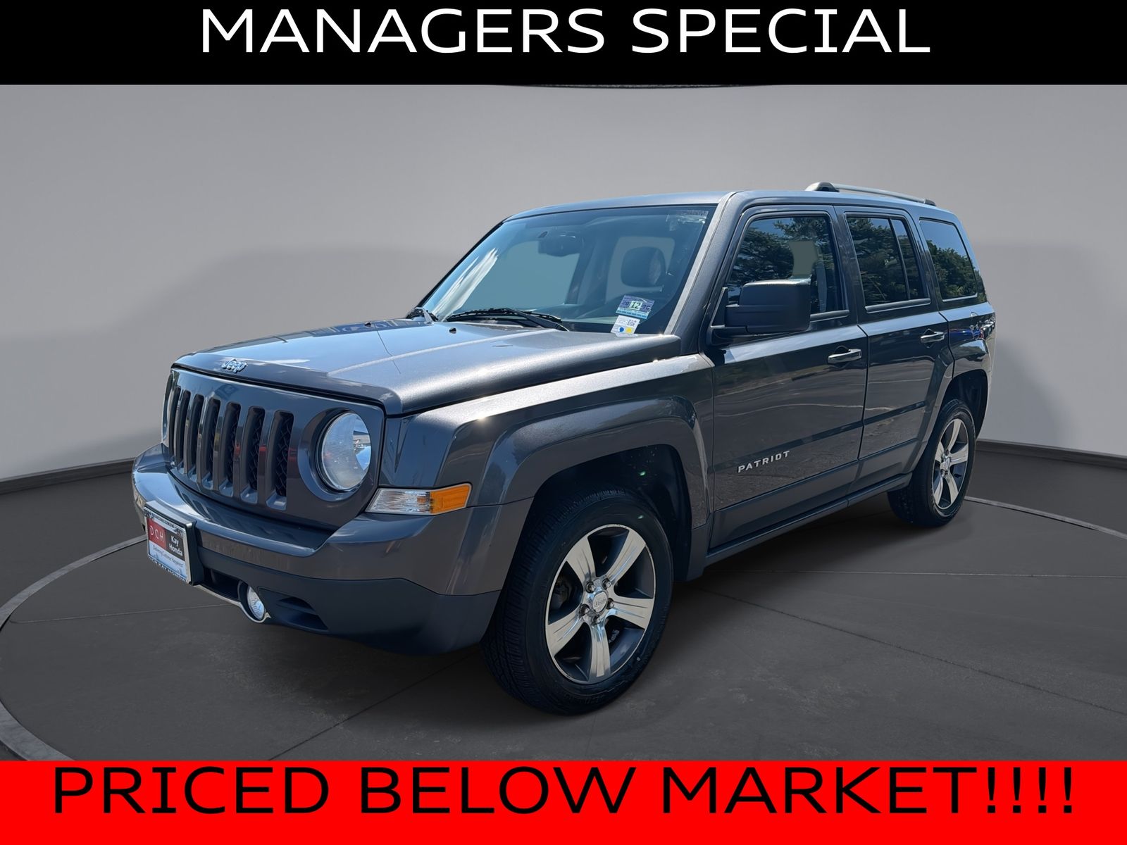 Gray (Granite Crystal Metallic Clearcoat) 2016 Jeep Patriot SUV / Crossover Four-Wheel Drive 6-Speed Automatic