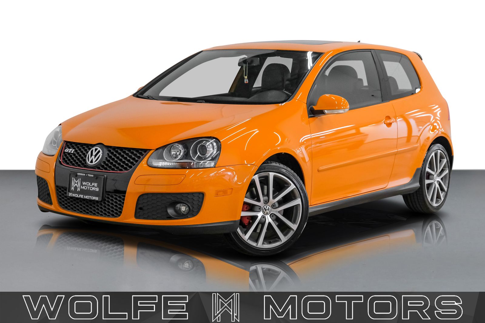 Orange 2007 Volkswagen Golf GTI Hatchback Front-Wheel Drive 6-Speed Dual Clutch