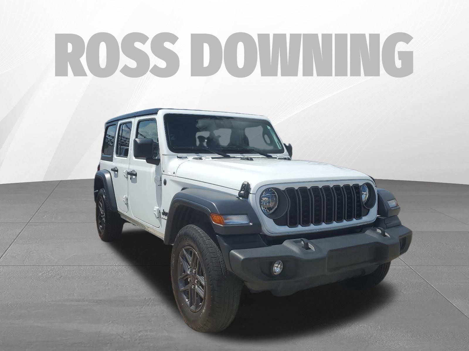 2025 Jeep Wrangler Sport S White at Ross Downing Chevrolet