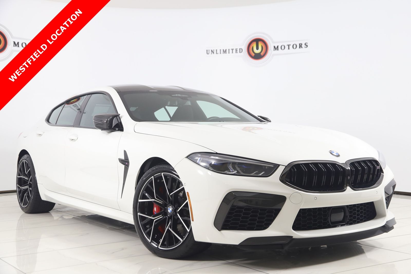 Alpine White 2024 BMW M8 Competition Gran Coupe AWD Sedan All-Wheel Drive 8-Speed Automatic