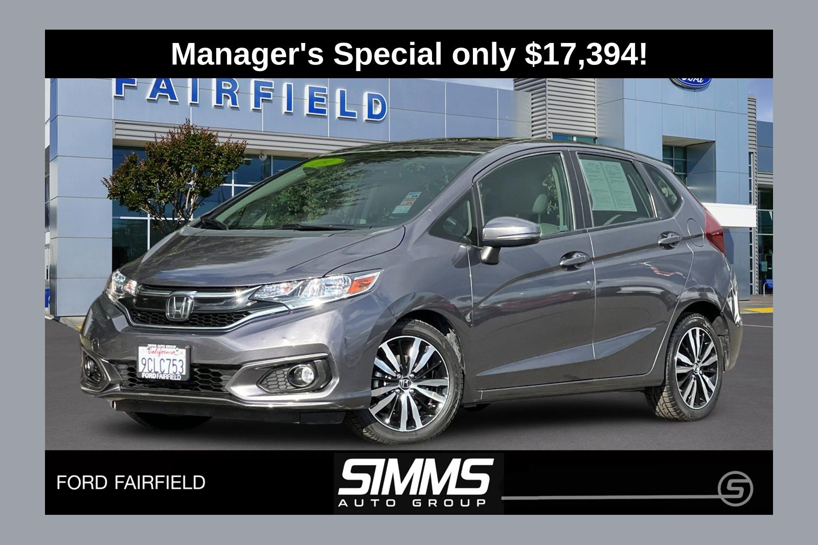 2019 Honda Fit EX FWD