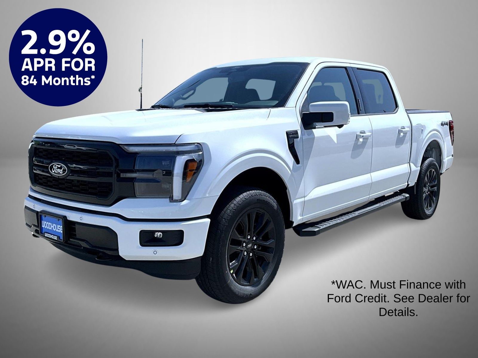 Star White Metallic Tri-Coat 2026 Ford F-150 Pickup Truck Four-Wheel Drive Automatic