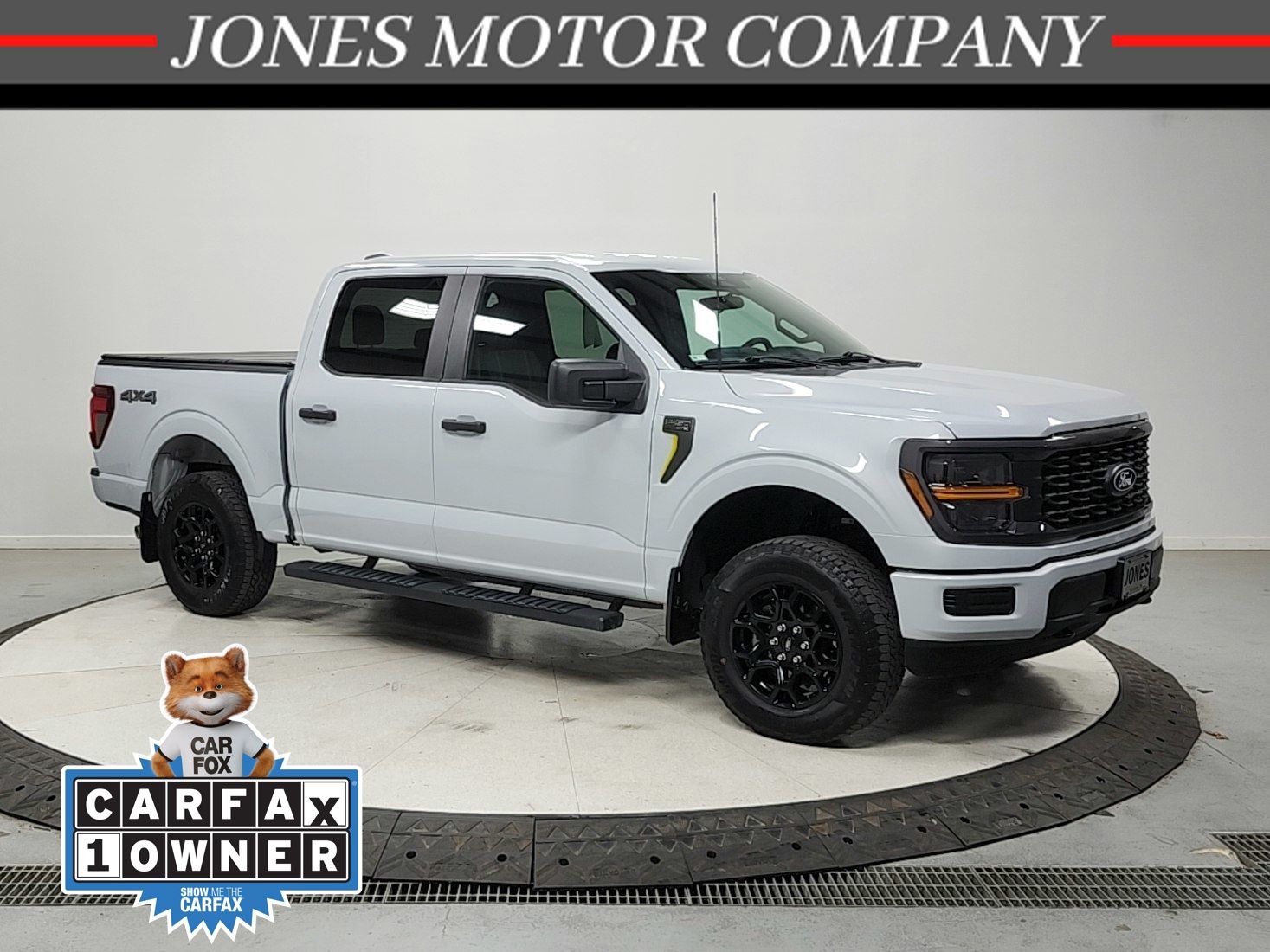 Space White Metallic 2025 Ford F-150 STX 4dr SuperCrew 4WD Pickup Truck Four-Wheel Drive Automatic
