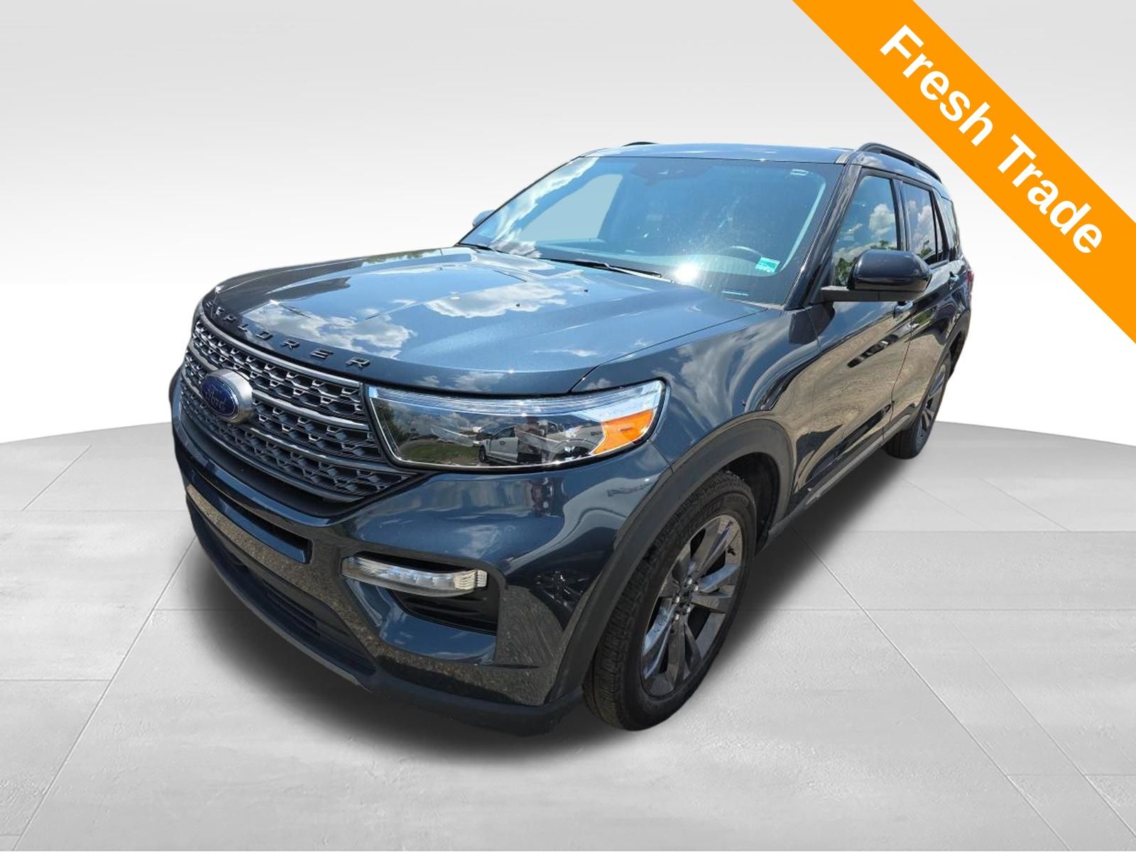 Stone Blue Metallic 2024 Ford Explorer SUV / Crossover All-Wheel Drive Automatic