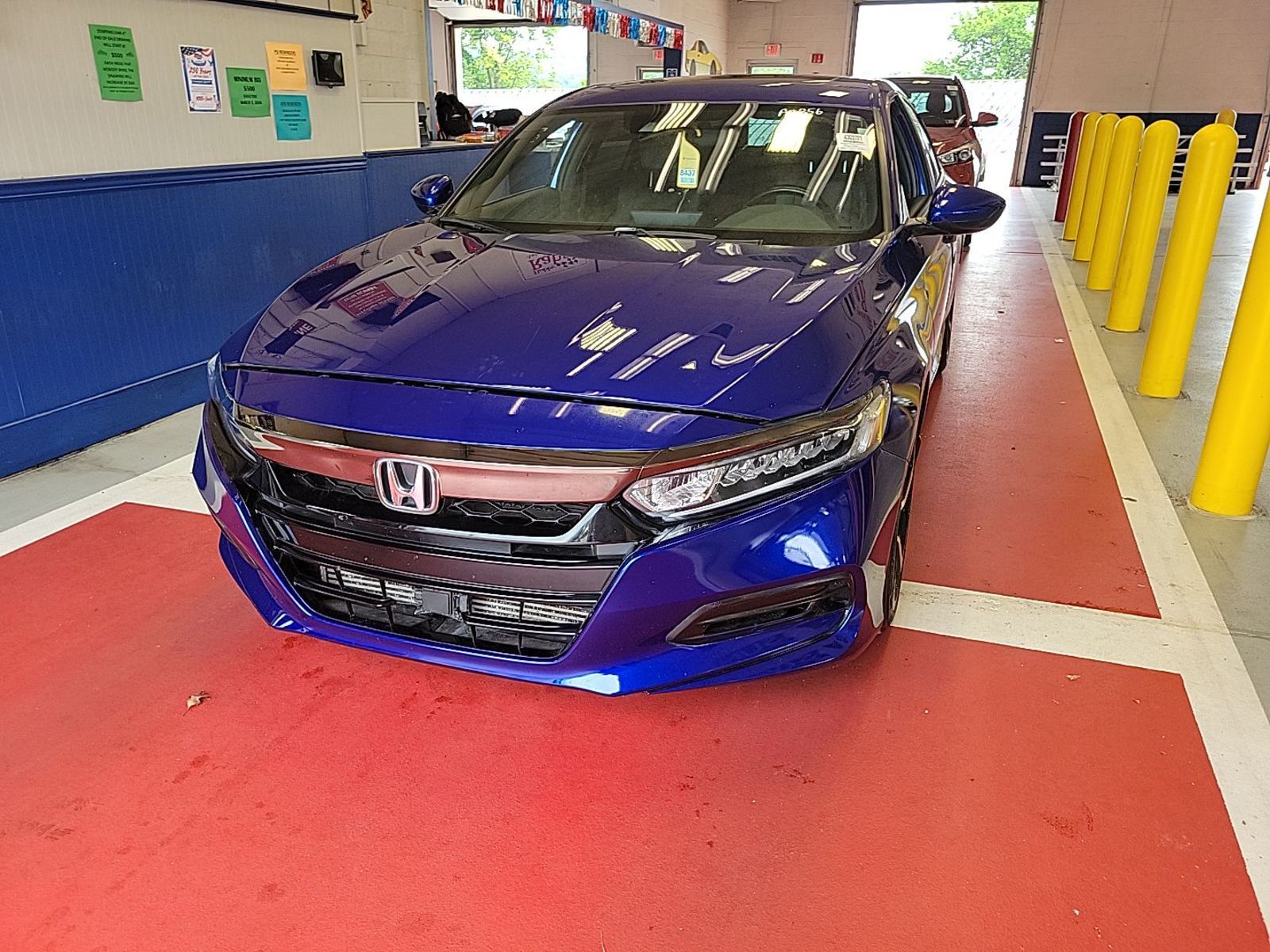 Blue 2020 Honda Accord 2.0T Sport FWD Sedan Front-Wheel Drive Automatic