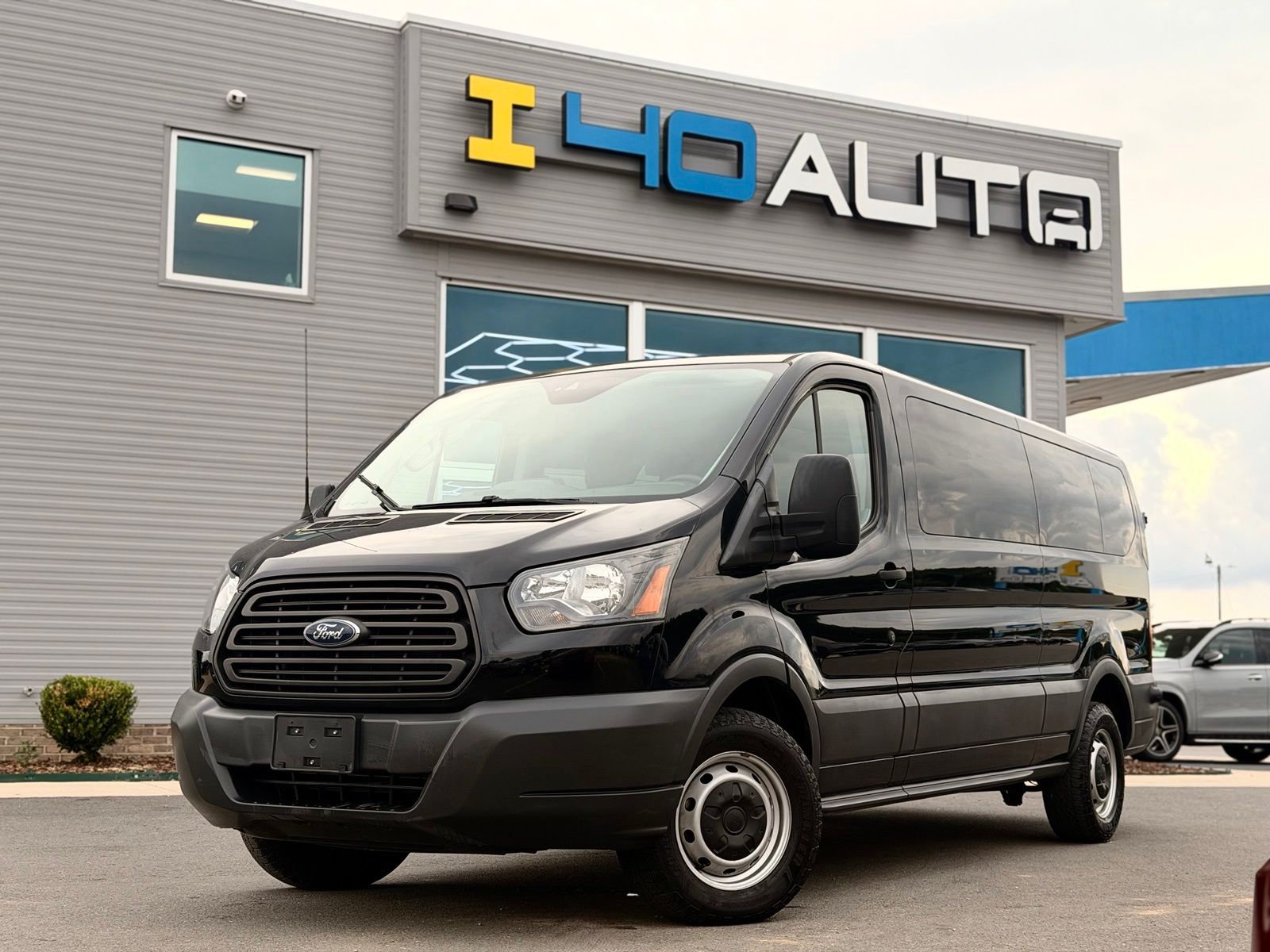 Shadow Black 2018 Ford Transit Passenger Van Rear-Wheel Drive 6-Speed Automatic Overdrive