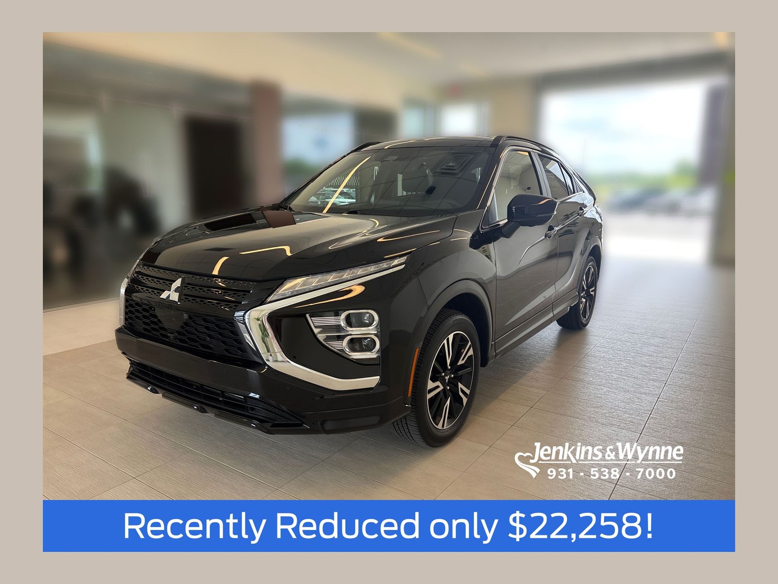 Labrador Black Pearl 2023 Mitsubishi Eclipse Cross All-Wheel Drive Continuously Variable Transmission