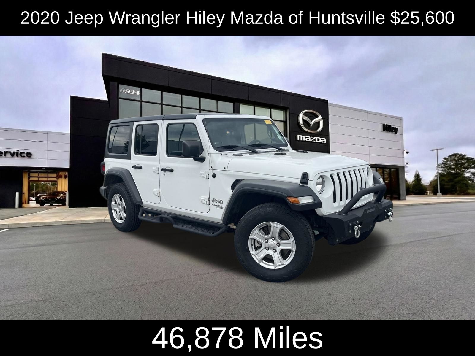 Bright White Clearcoat 2020 Jeep Wrangler SUV / Crossover Four-Wheel Drive 8-Speed Automatic
