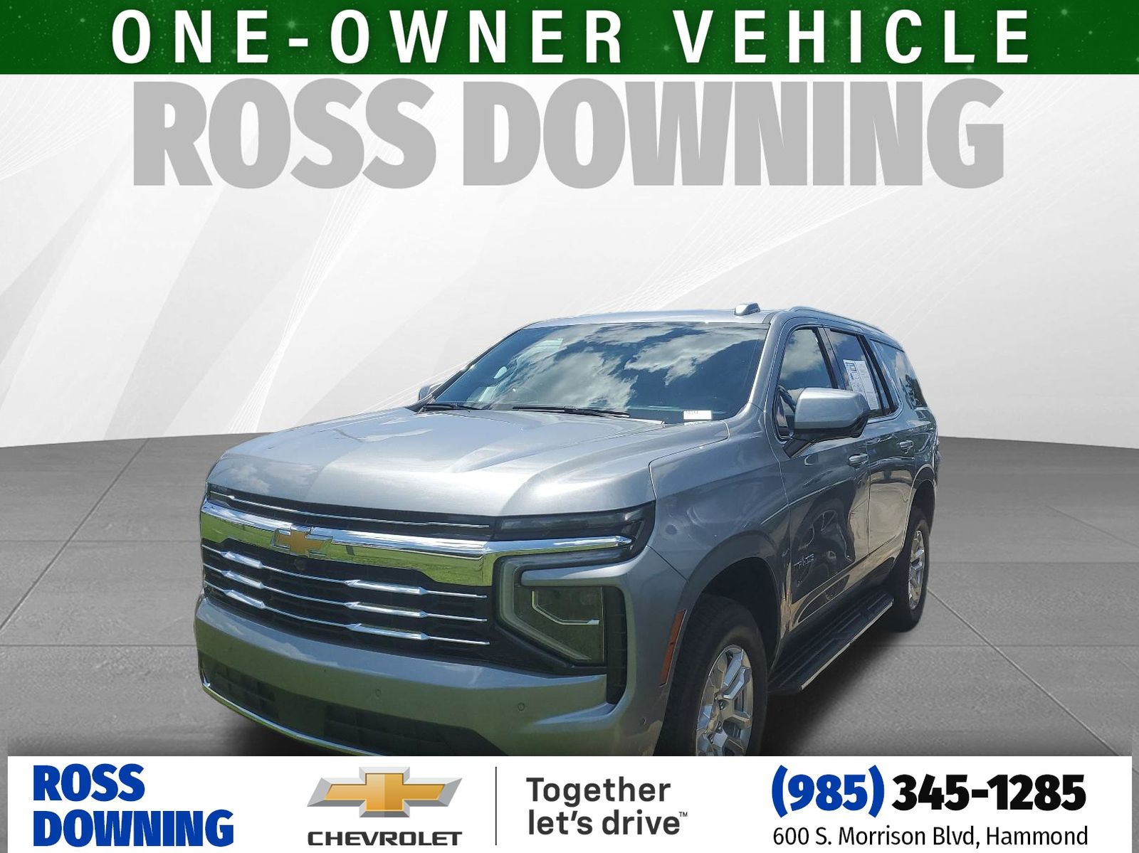 2025 Chevrolet Tahoe LT Gray at Ross Downing Buick GMC