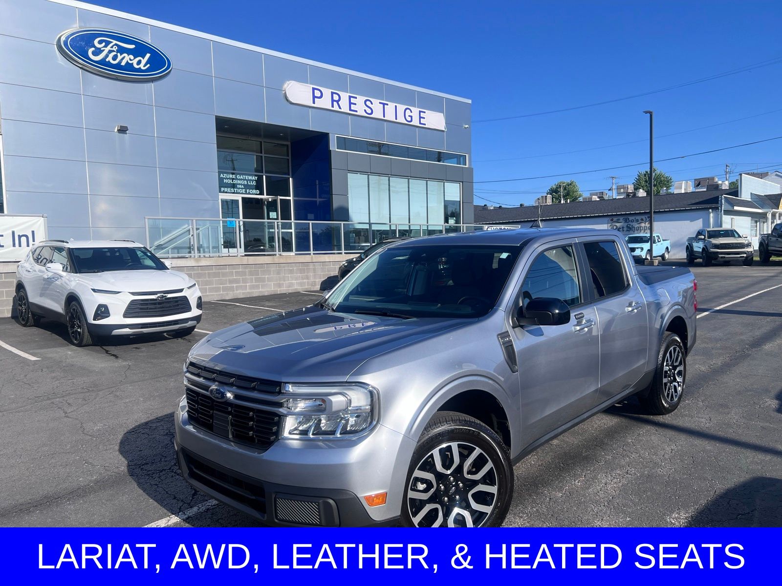 Iconic Silver Metallic 2024 Ford Maverick Pickup Truck All-Wheel Drive 8-Speed Automatic