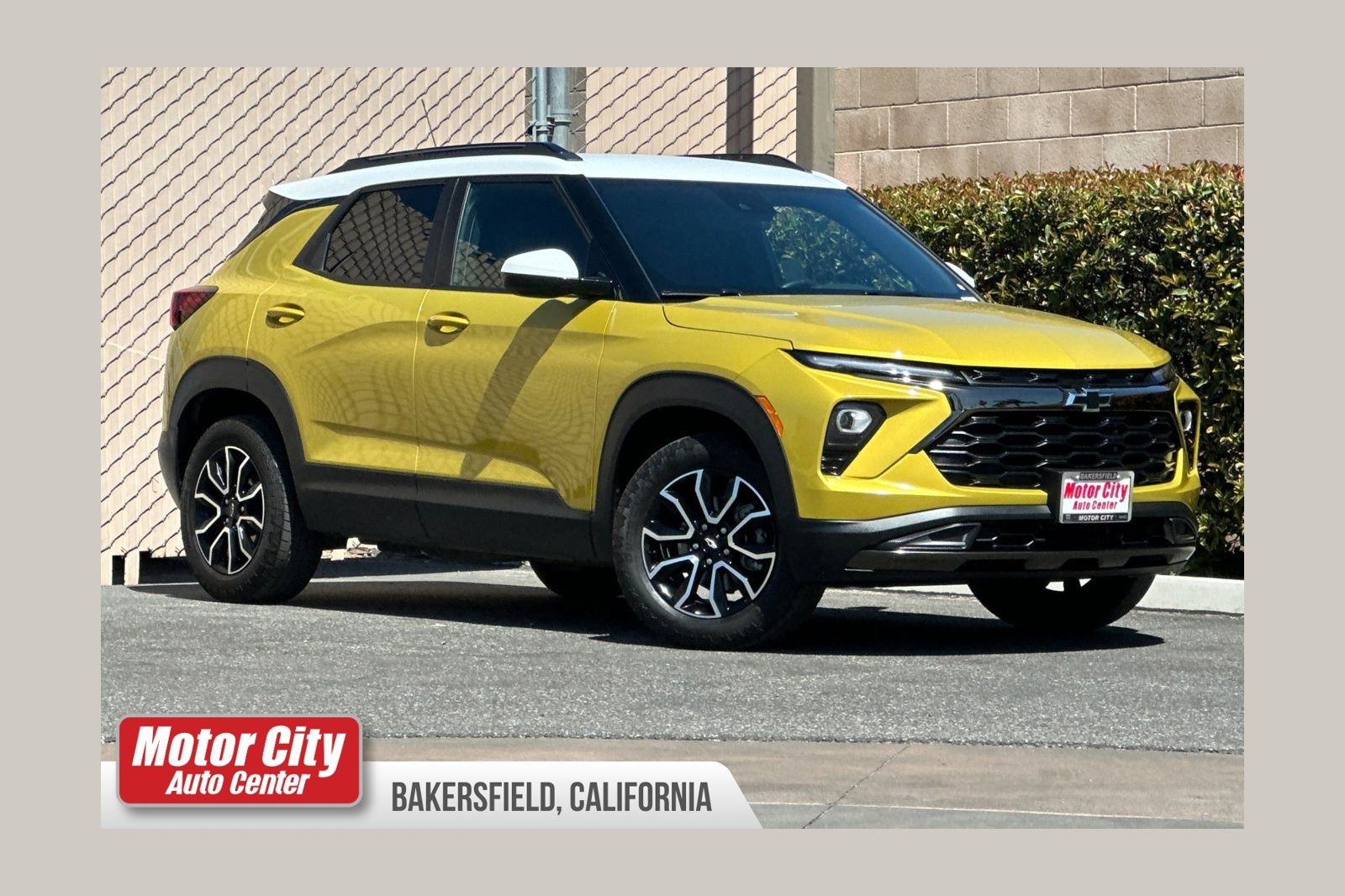 Yellow Metallic 2024 Chevrolet Trailblazer ACTIV AWD SUV / Crossover Four-Wheel Drive 9-Speed Automatic