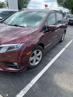 Red (Deep Scarlet Pearl) 2019 Honda Odyssey EX-L FWD Minivan Front-Wheel Drive 9-Speed Automatic