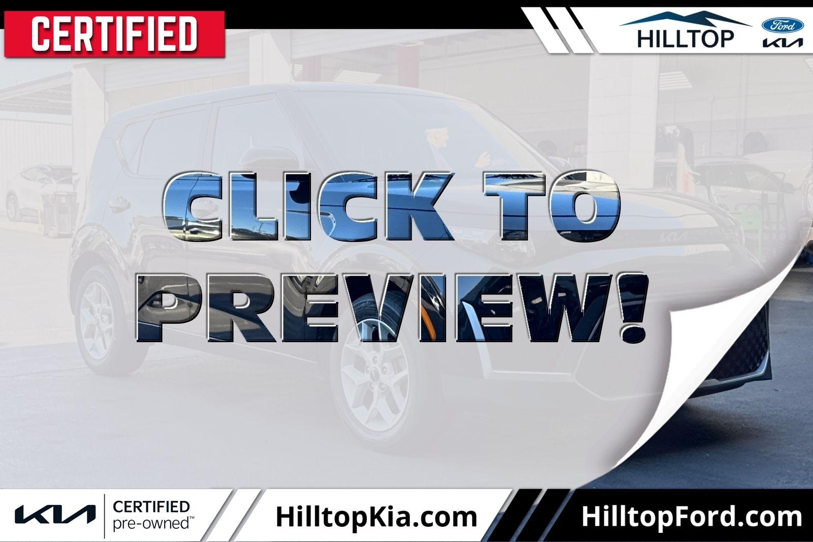 Fusion Black 2023 Kia Soul SUV / Crossover Front-Wheel Drive Continuously Variable Transmission