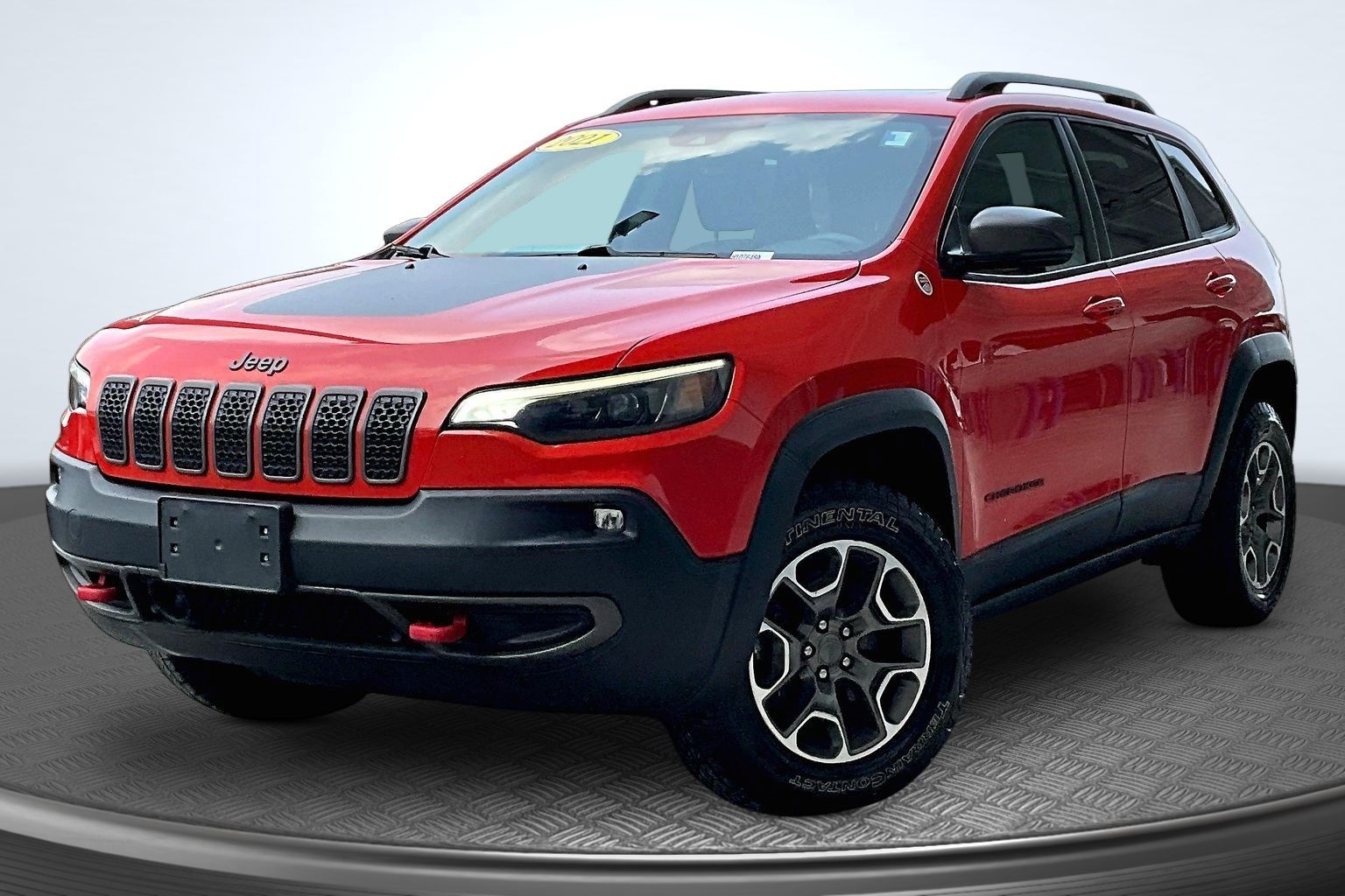 Spitfire Orange Clearcoat 2021 Jeep Cherokee SUV / Crossover Four-Wheel Drive 9-Speed Automatic